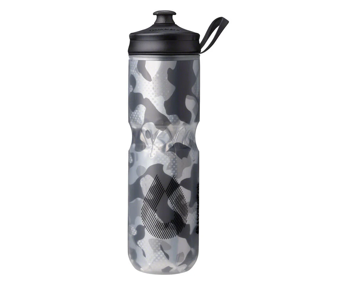 Hydrapak Polar Sport Contender Insulated Water Bottle (Black) (24oz) (Single) - view 2